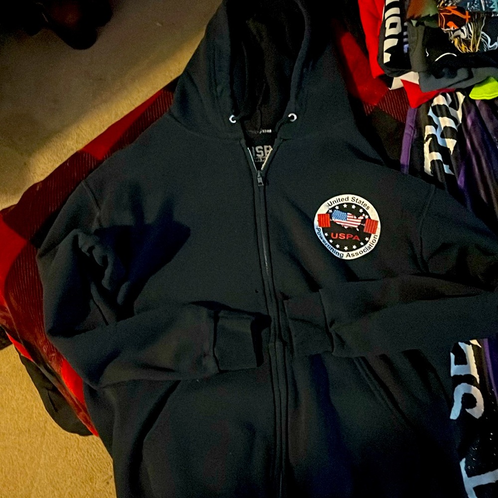 USPA POWERLIFTING ZIPUP HOODIE